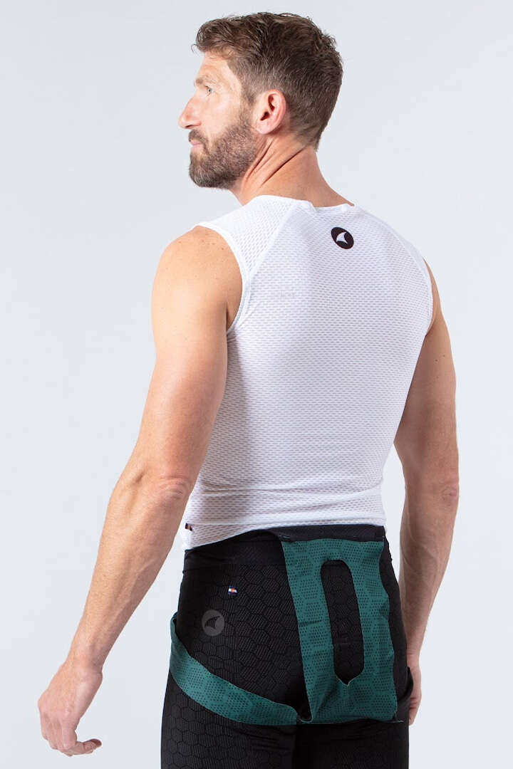 Men's Mesh Sleeveless Cycling Base Layer - Summit Back View