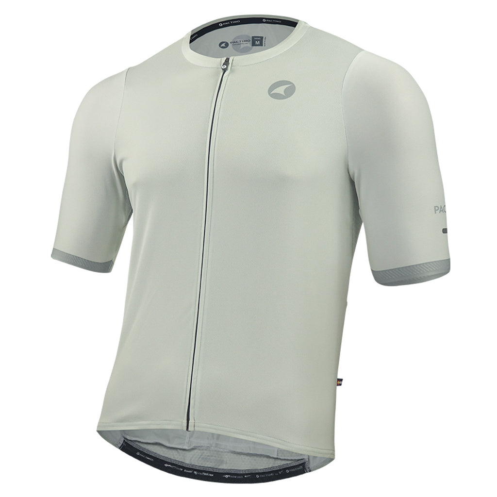 High Quality Men's Cycling Jersey Front View #color_dune