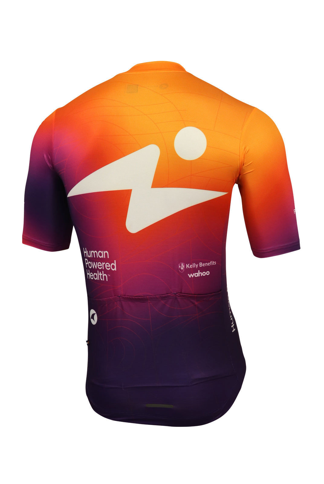 Men's Human Powered Health Cycling Jersey - Ascent Aero Back View