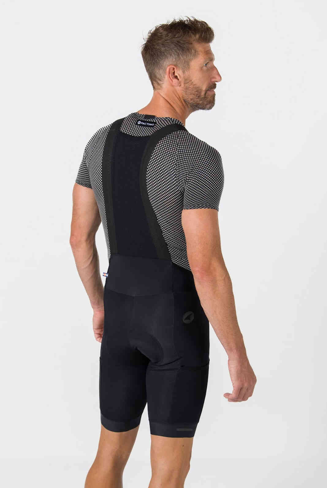 Men's Thermal Cycling Bibs - Back View