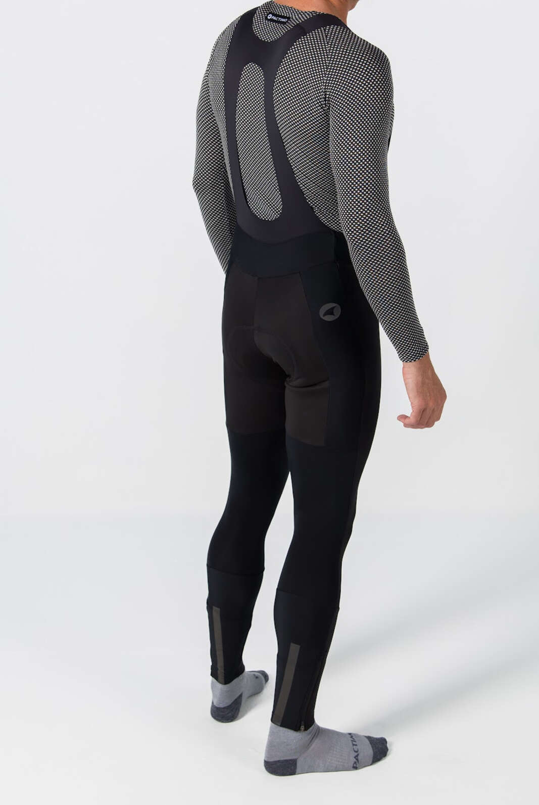 Men's Winter Cycling Tights - Back View