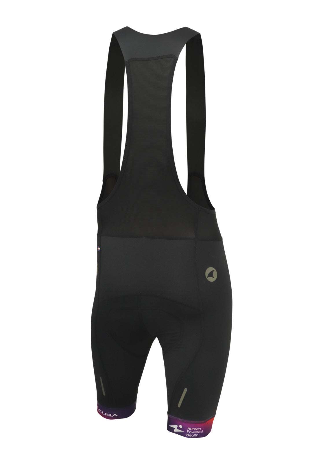 Human Powered Health Men's Cycling Bibs - Ascent Back View