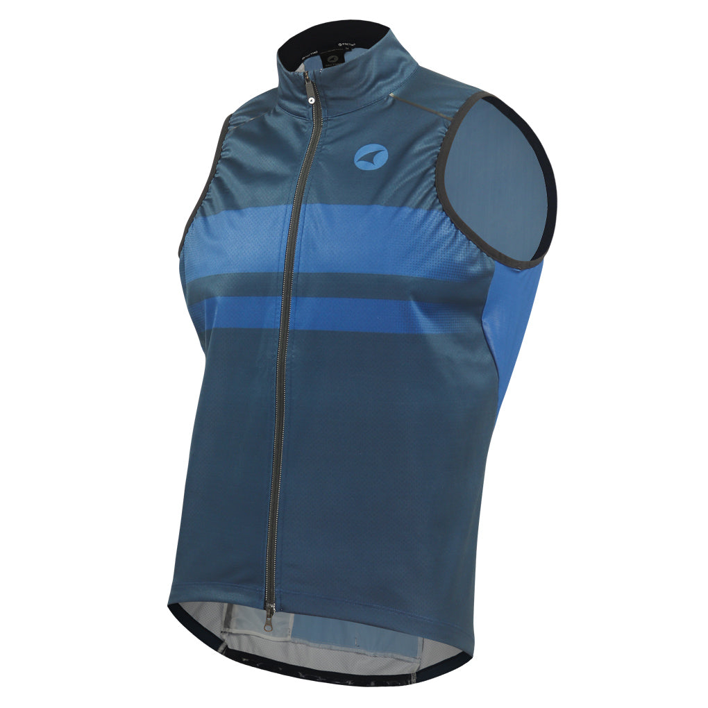 Mens Cycling Vest - Keystone Front View #color_navy