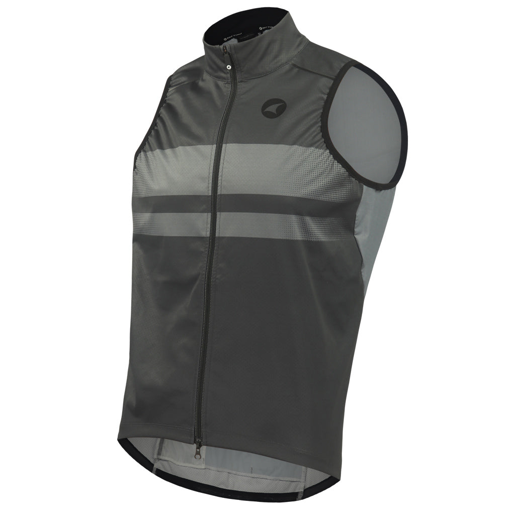 Mens Cycling Vest - Keystone Front View #color_slate