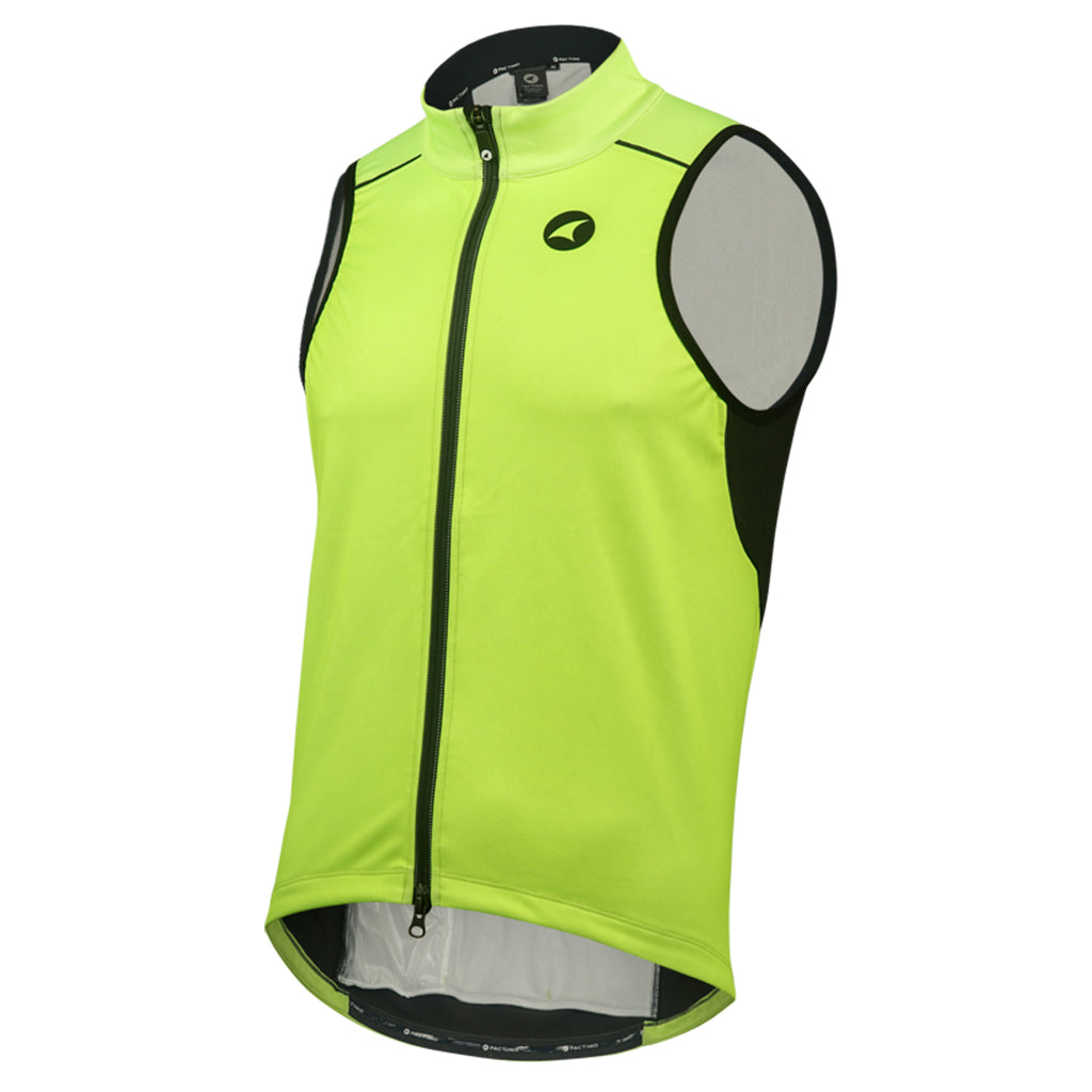 Men's Thermal Cycling Vest - Front View #color_manic-yellow