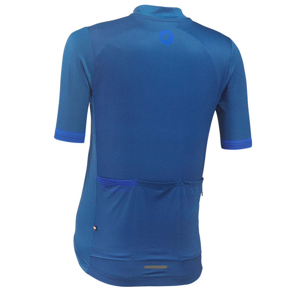 Womens Bike Jersey Back View #color_navy