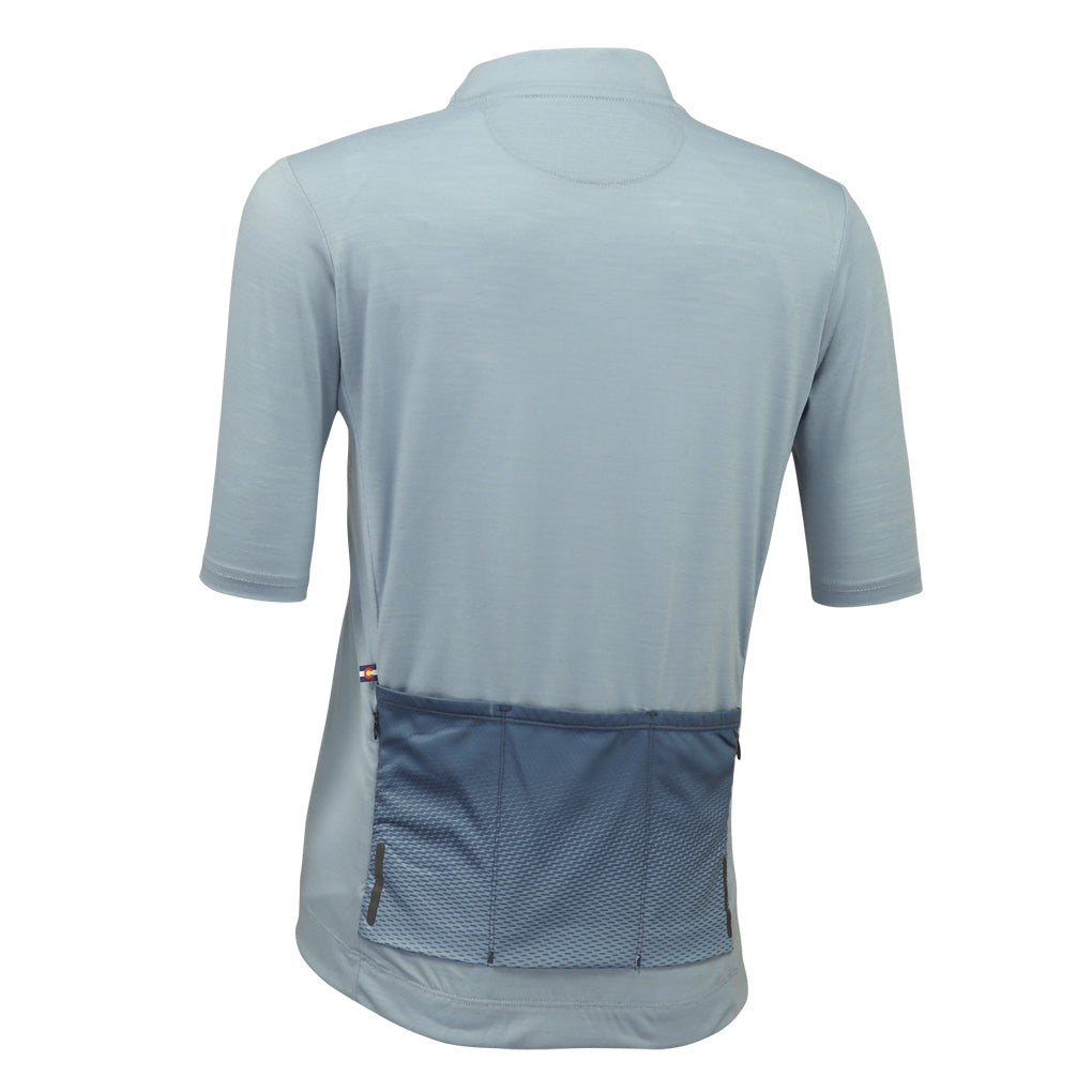 Recycled Merino Wool Traditional Fit Cycling Jersey for Women