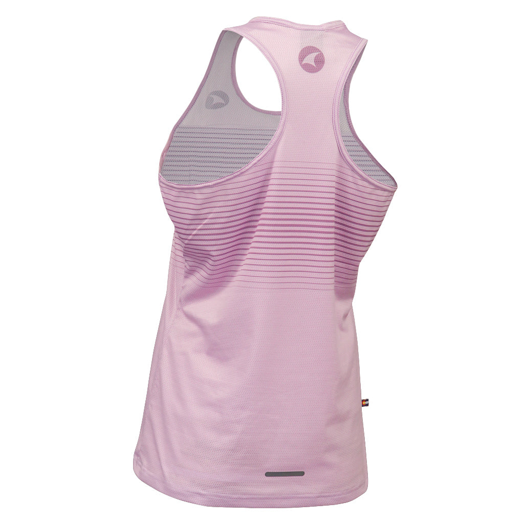 Women's Running Singlet - Back View #color_lilac