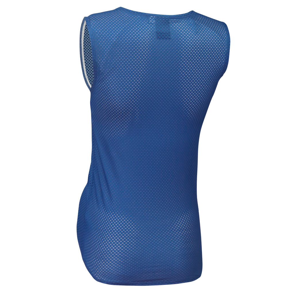 Women's Lightweight Sleeveless Cycling Base Layer - Back View #color_navy
