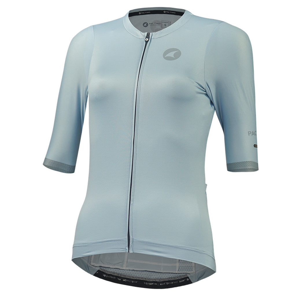 Best Cycling Jerseys for Women Front View  #color_dusty-blue