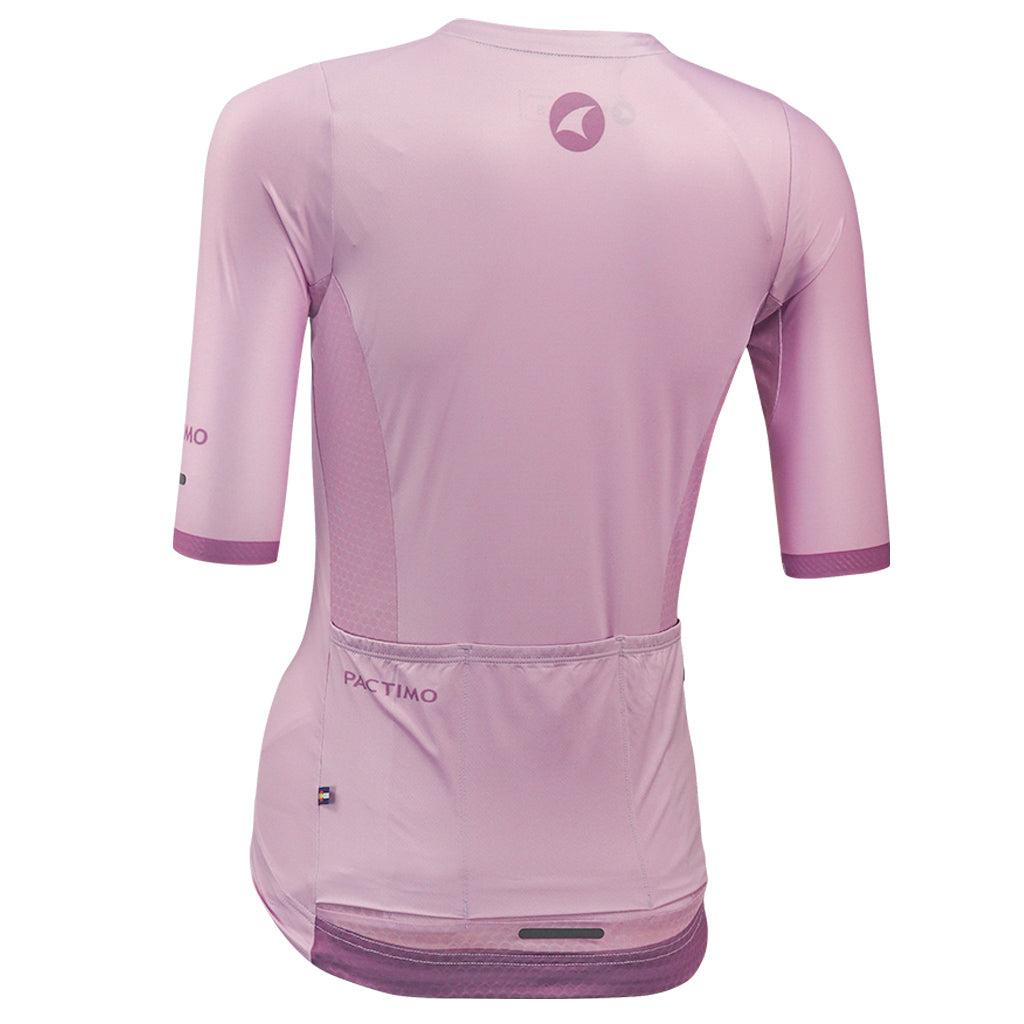 Best Cycling Jerseys for Women Back View #color_lilac