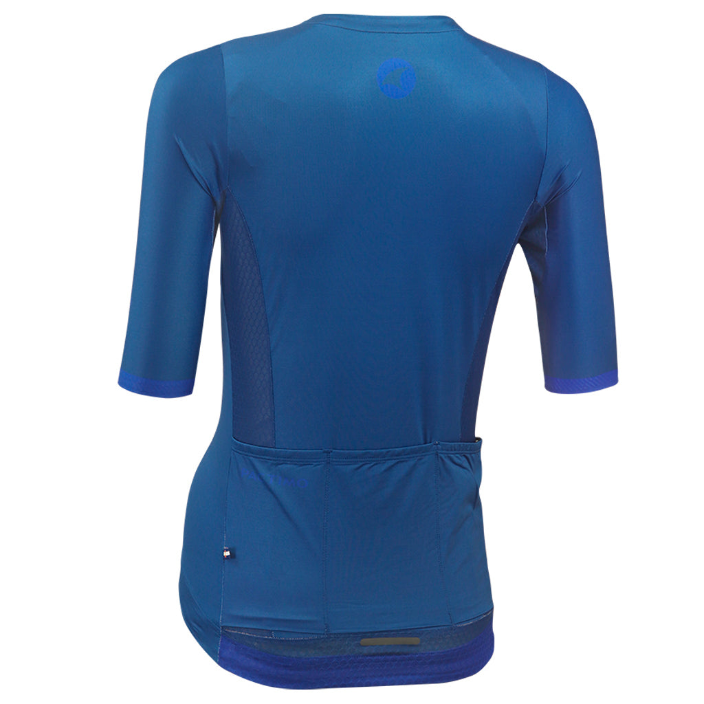 Best Cycling Jerseys for Women Back View #color_navy