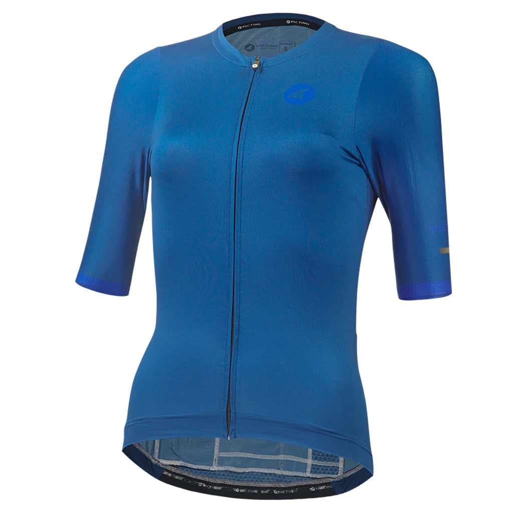 Best Cycling Jerseys for Women Front View #color_navy
