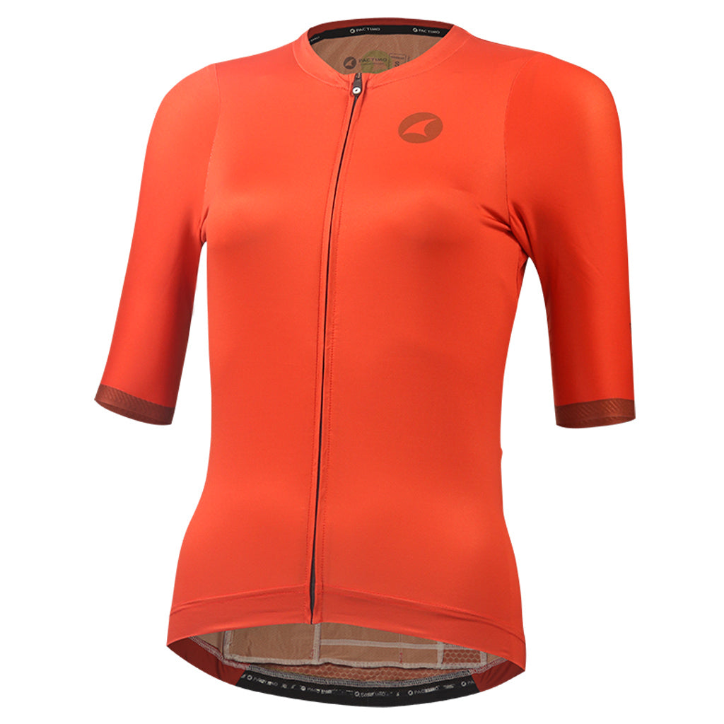 Best Cycling Jerseys for Women Front View  #color_garnet