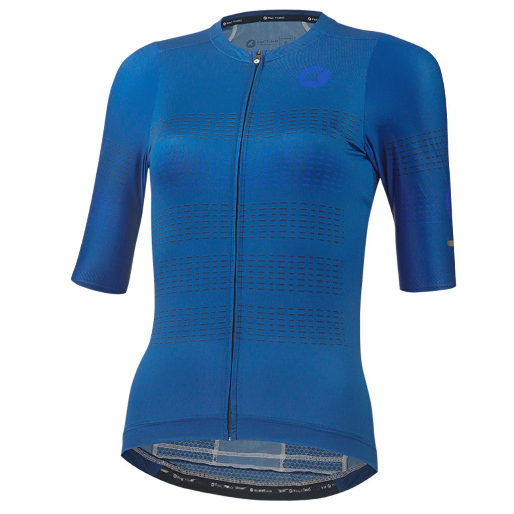 Five Pocket Cycling Jersey for Women Front View #color_navy
