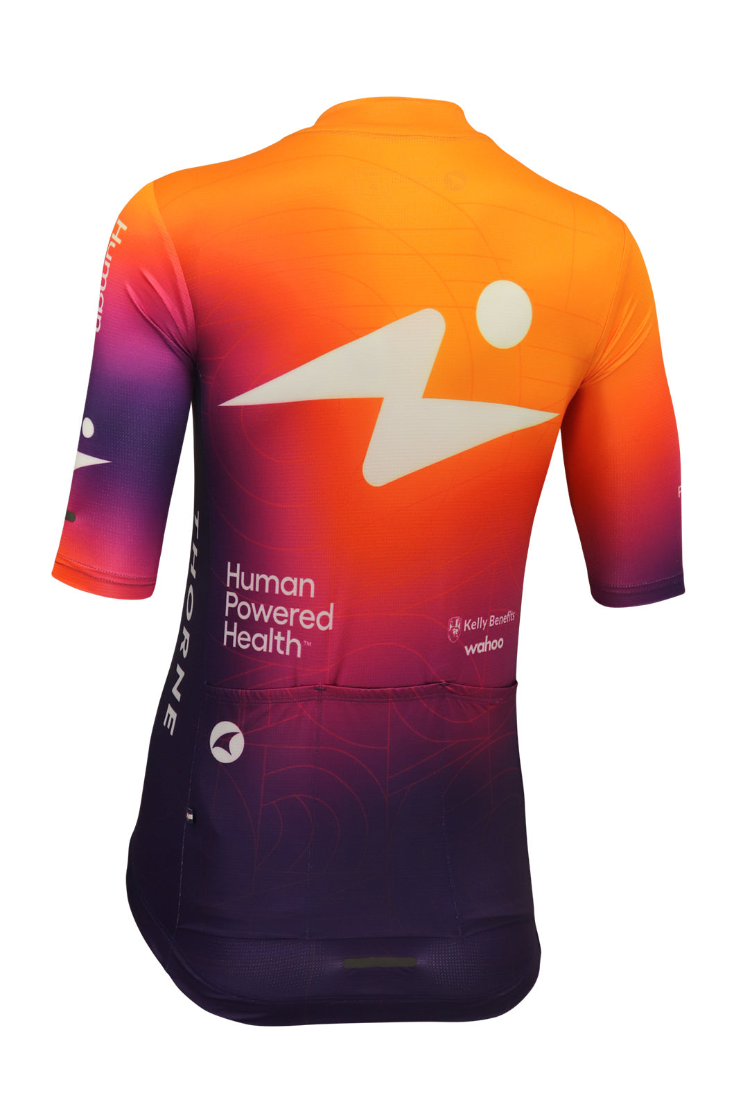 Human Powered Health Women's Ascent Aero Cycling Jersey - Back View