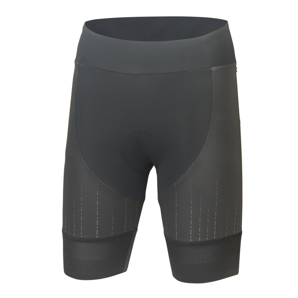 Womens Triathlon Shorts - Front View #color_charcoal