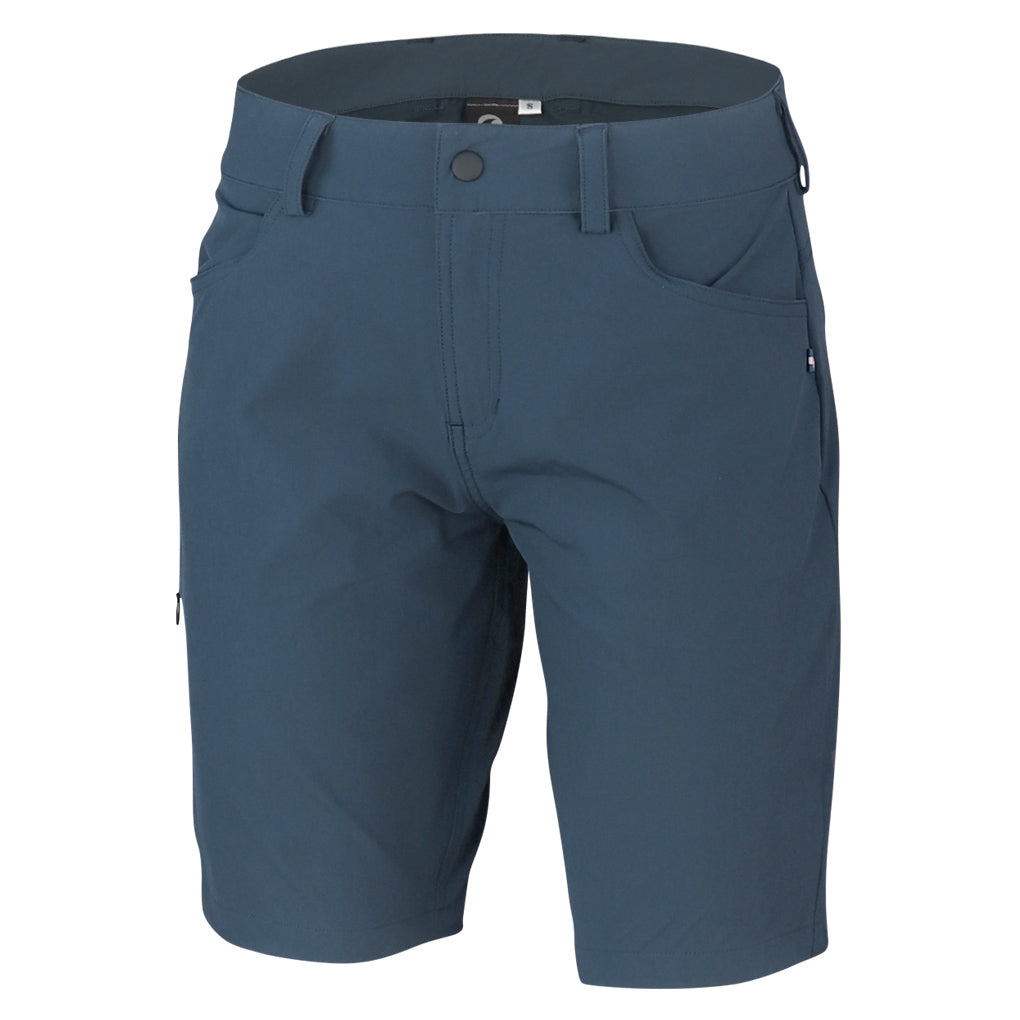 Womens Mountain Bike Shorts - Range Front View #color_midnight-navy