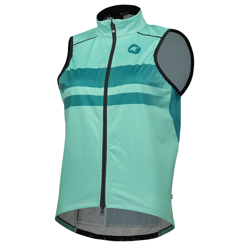Womens Cycling Vest - Keystone Front View #color_mint