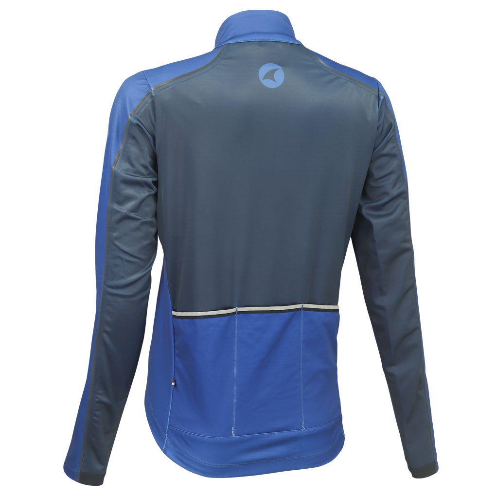Women's Thermal Cycling Jacket - Back View #color_navy