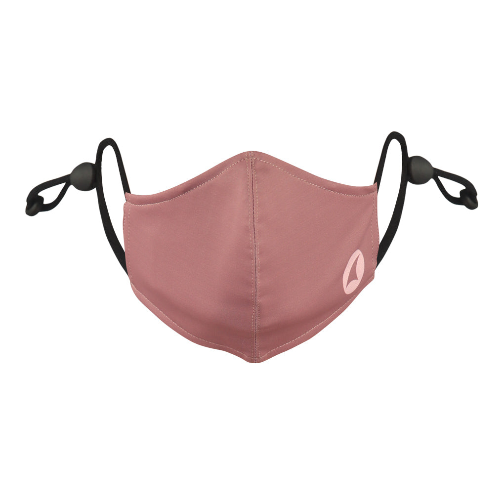 Dusty Burgundy Ear Loop Face Mask Front View 