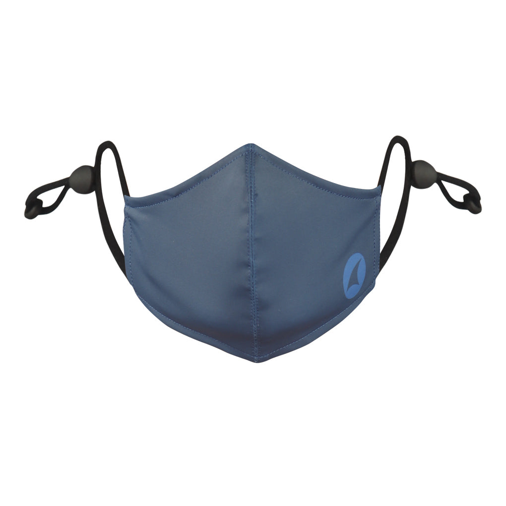 Navy Ear Loop Face Mask Front View 