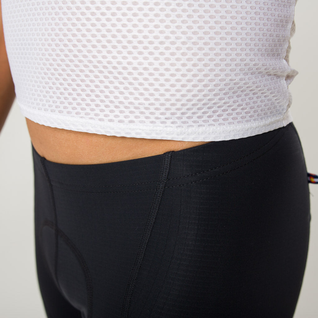 Men's Bike Shorts Fabric & Waistband Detail