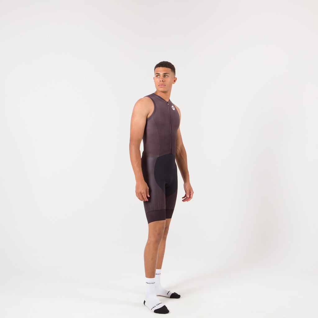Sleeveless Triathlon Suit Mens - on body Right View