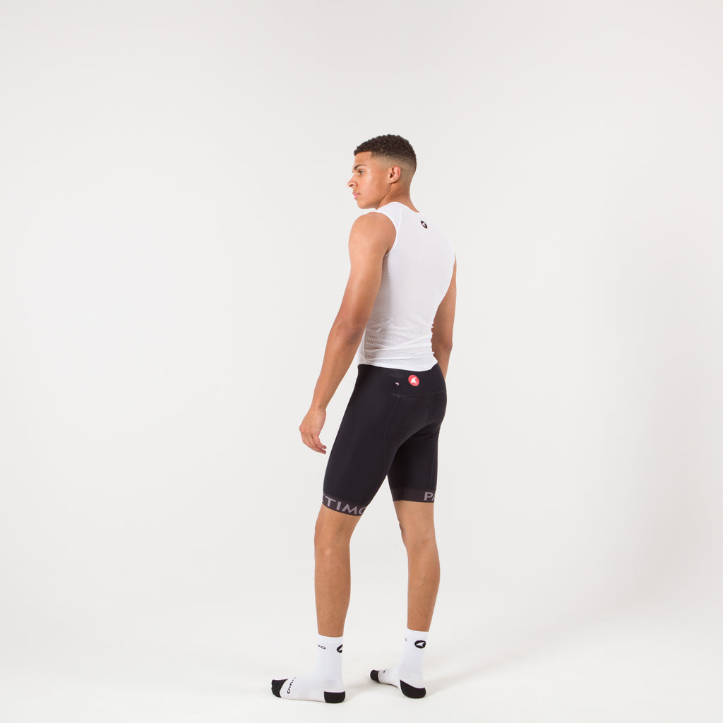 Men's Bike Shorts - on body Back Left View