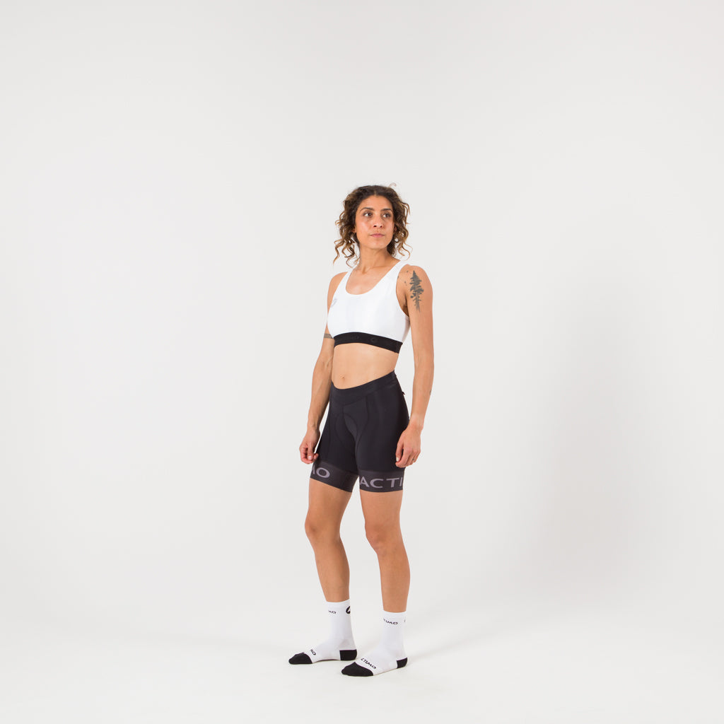 Women's Bike Shorts - On Body Front View