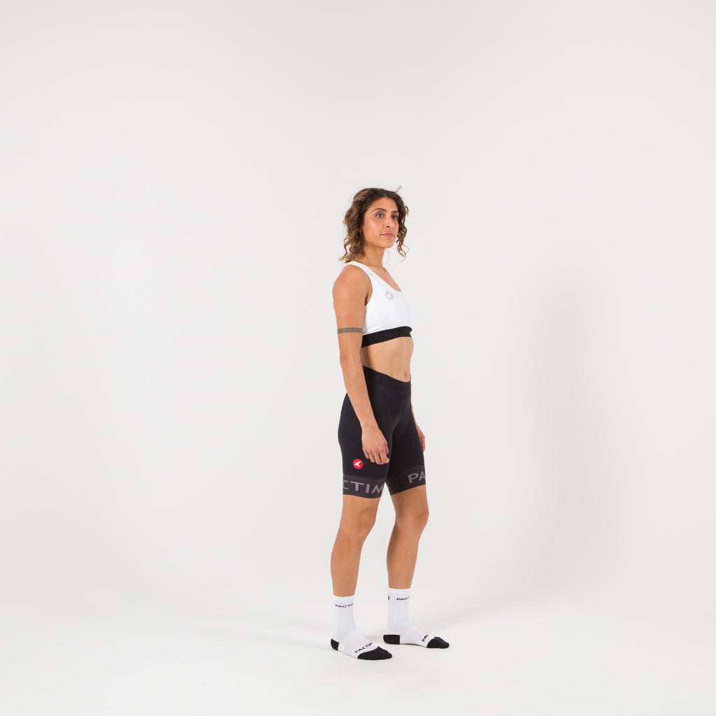 Womens Cycling Short - On Body Right View