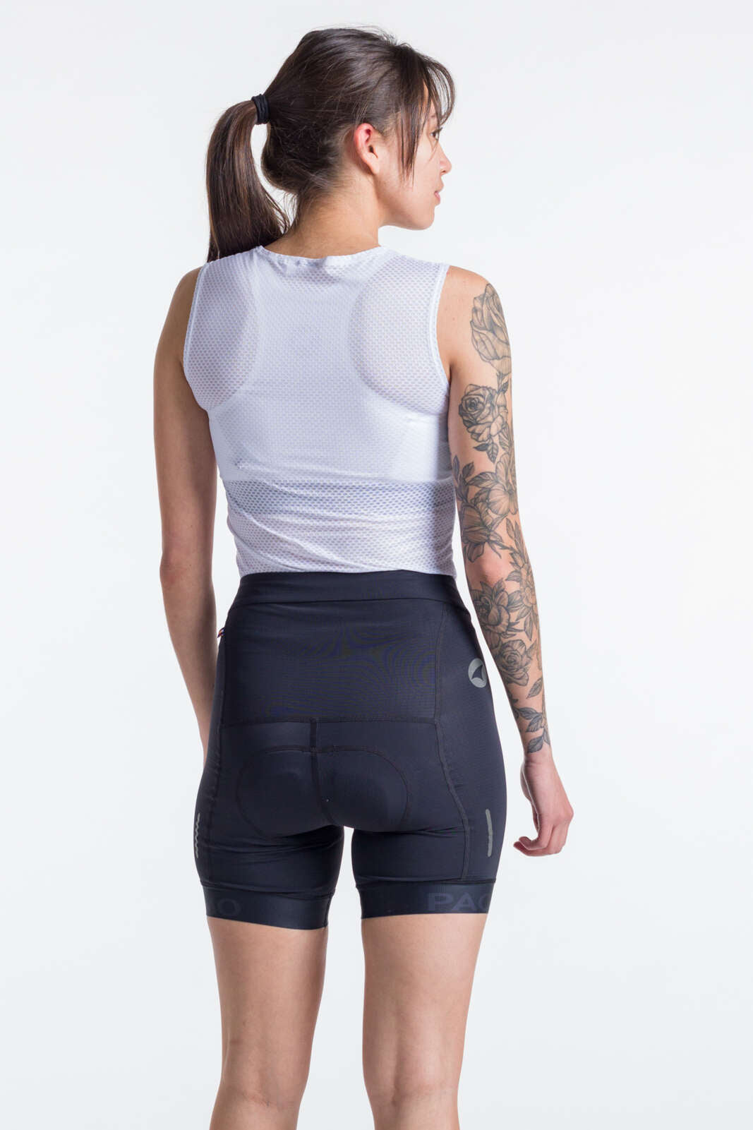 Women's Padded Bike Shorts, Black Cycling Shorts