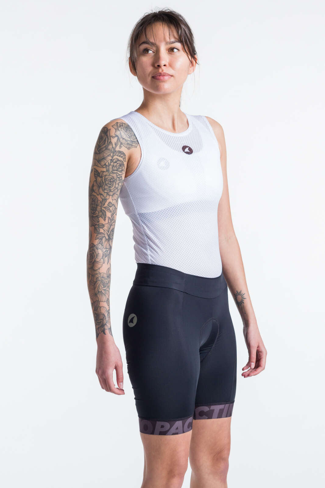 Women's Padded Bike Shorts - Continental Front View