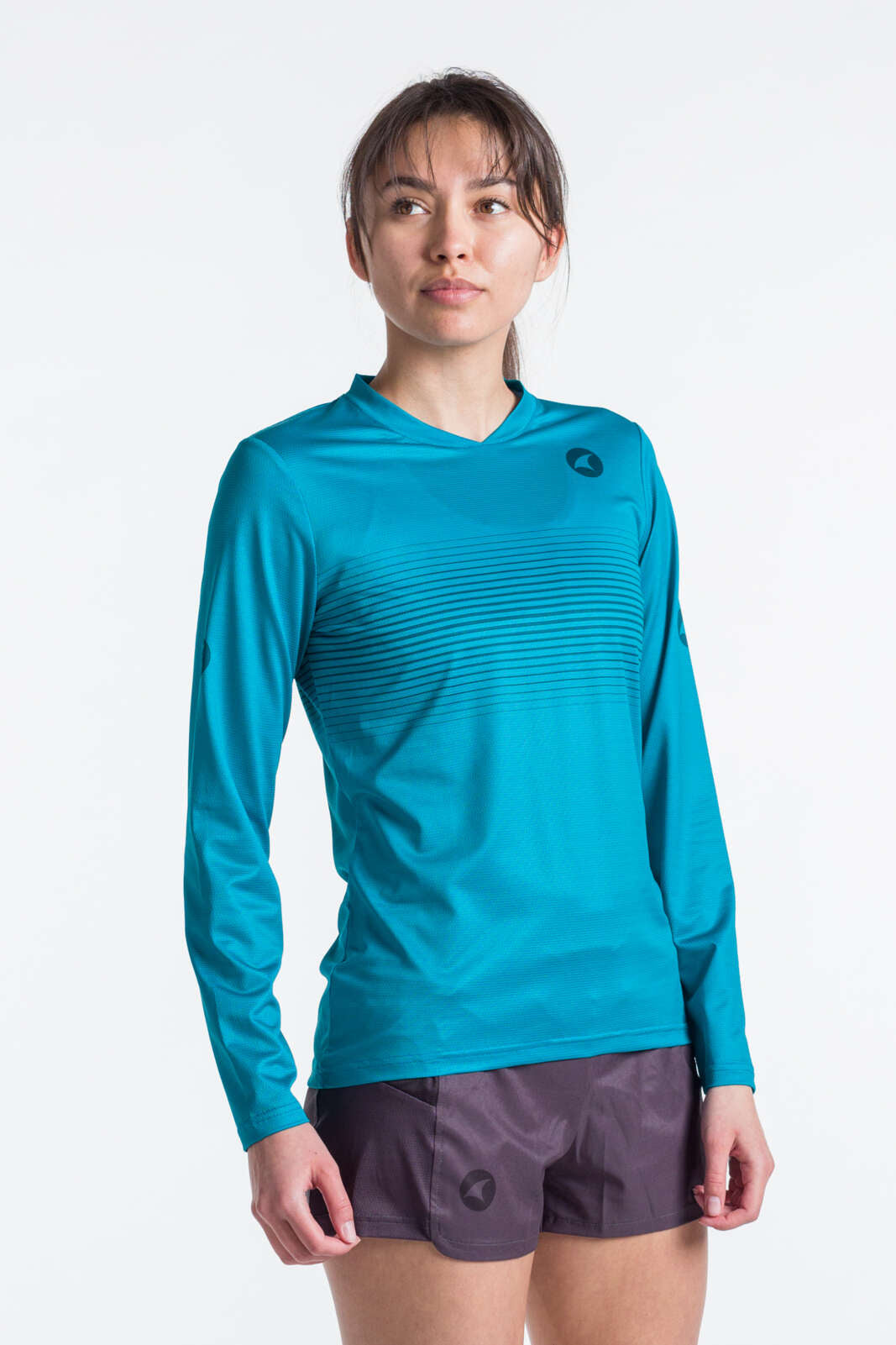 Women's Long Sleeve Running Shirt - Front View