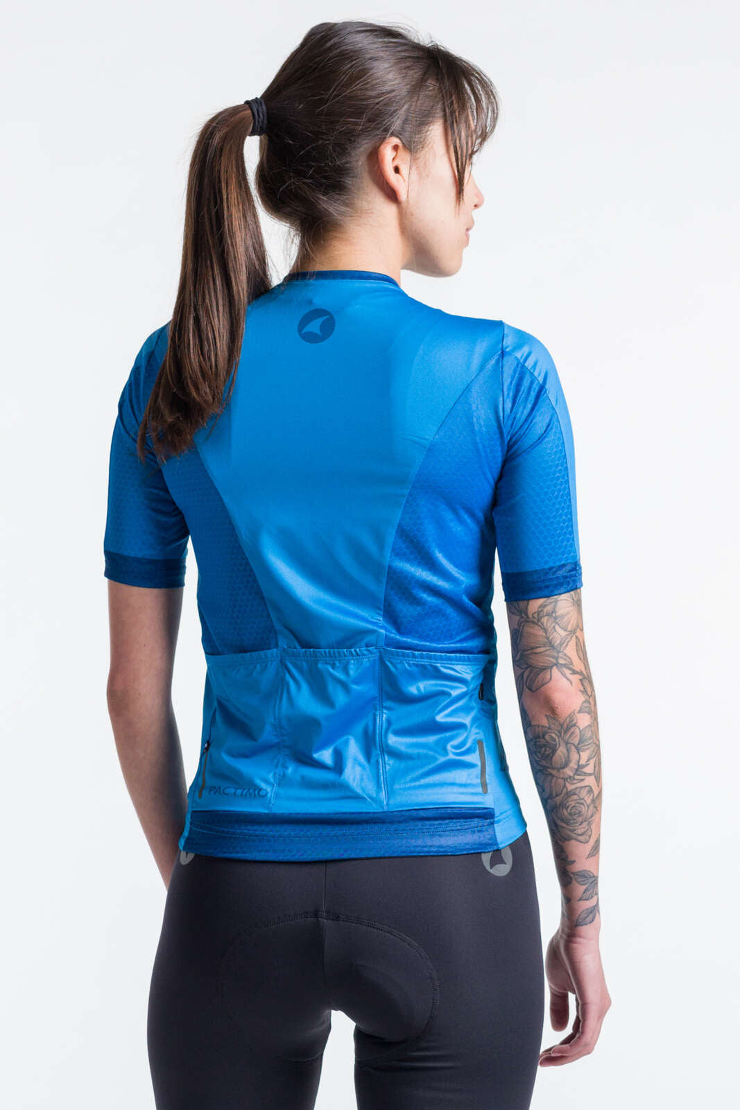 Women's Best Blue Cycling Jersey - Summit Back View