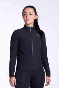 Women's Packable Cycling Jacket - Summit Shell Front View