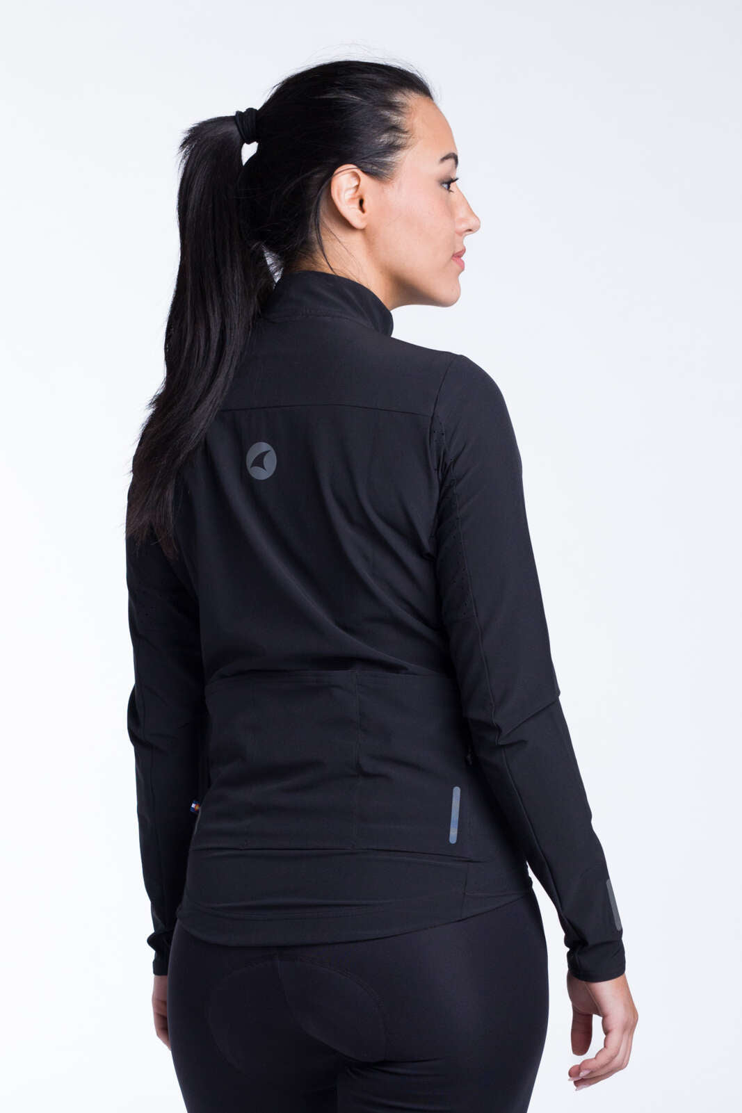 Women's Packable Cycling Jacket - Summit Shell Back View