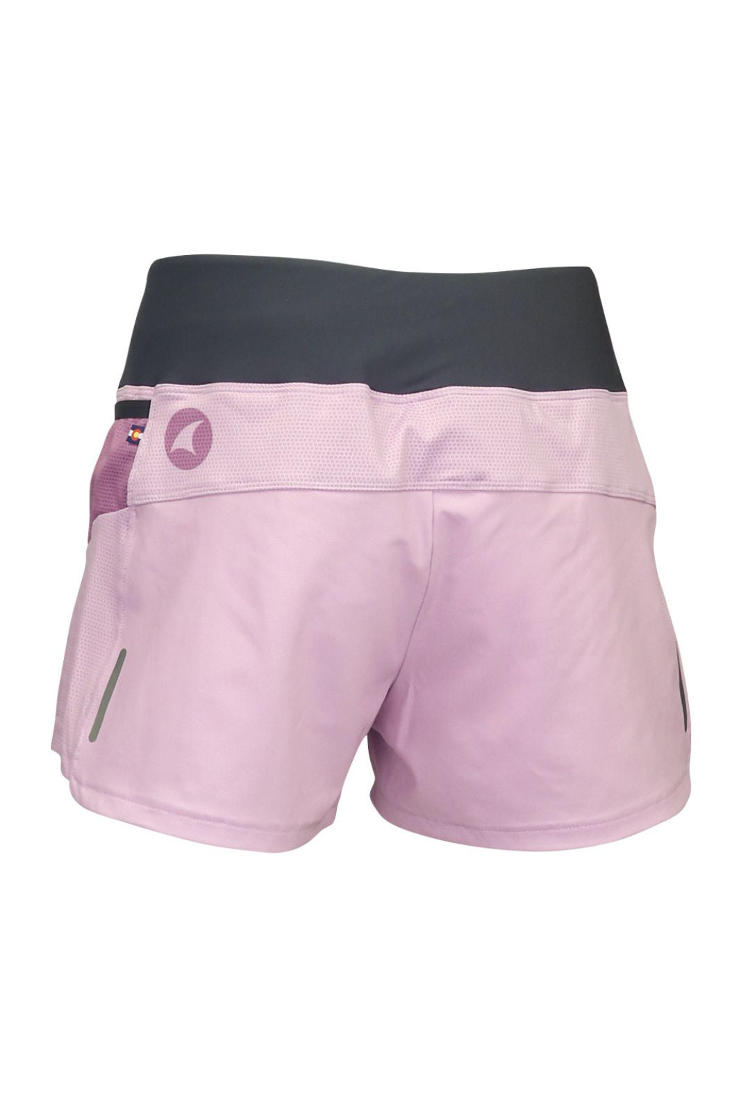 Women's Lilac Running Shorts - Back