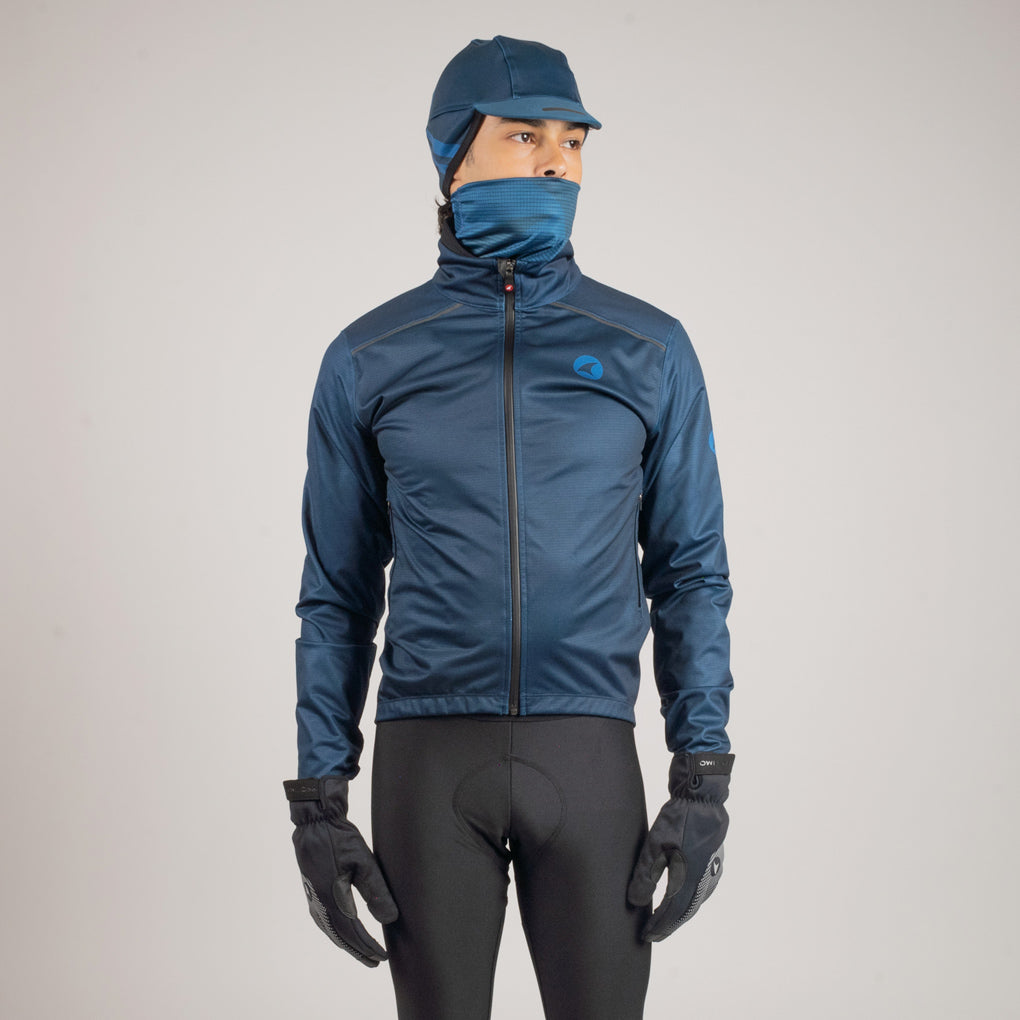 Cycling Neck Gaiter - With Cold Weather Kit #color_navy
