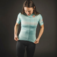 Five Pocket Aero Fit Cycling Jersey for Women #color_mint