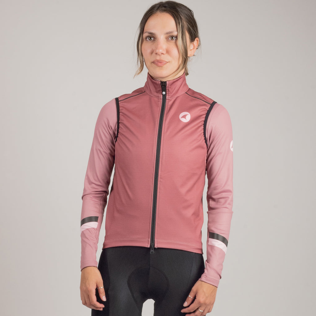 Alpine Thermal Cycling Vest for Women #color_dusty-burgundy